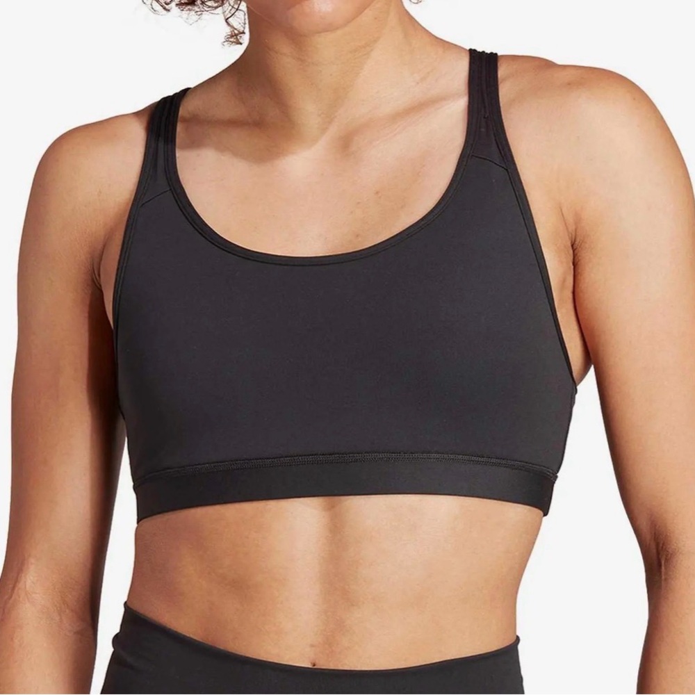 Adidas All Me Essentials Aeroready Sports Bra - Picture 2 of 6